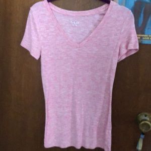 Pink v neck shirt from Target